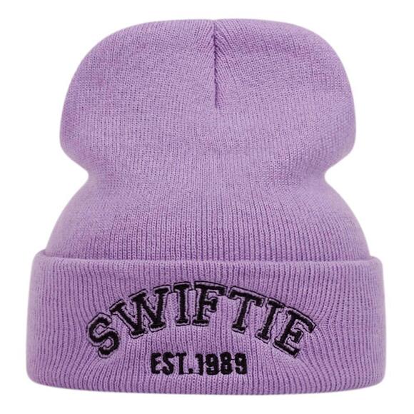 Accessories - Purple Beanie "Swiftie Est. 1989"